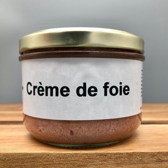Artisanale klassieke crèmepaté - 3 x 180g - De Veurn' Ambachtse - Set van 3 bokaaltjes van 180g - Lekker smeerbare leverpastei, tot 3 jaar houdbaar op kamertemperatuur