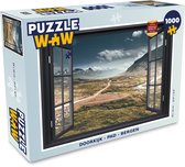 Puzzel Doorkijk - Pad - Berg - Legpuzzel - Puzzel 1000 stukjes volwassenen