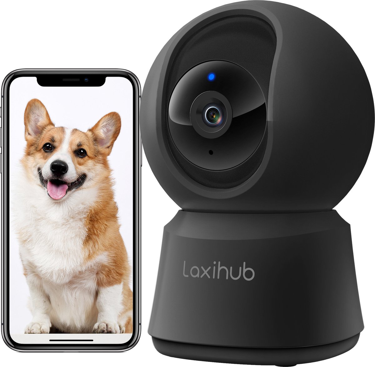 Laxihub P2F - Beveiligingscamera - 2K Ultra HD - Binnencamera