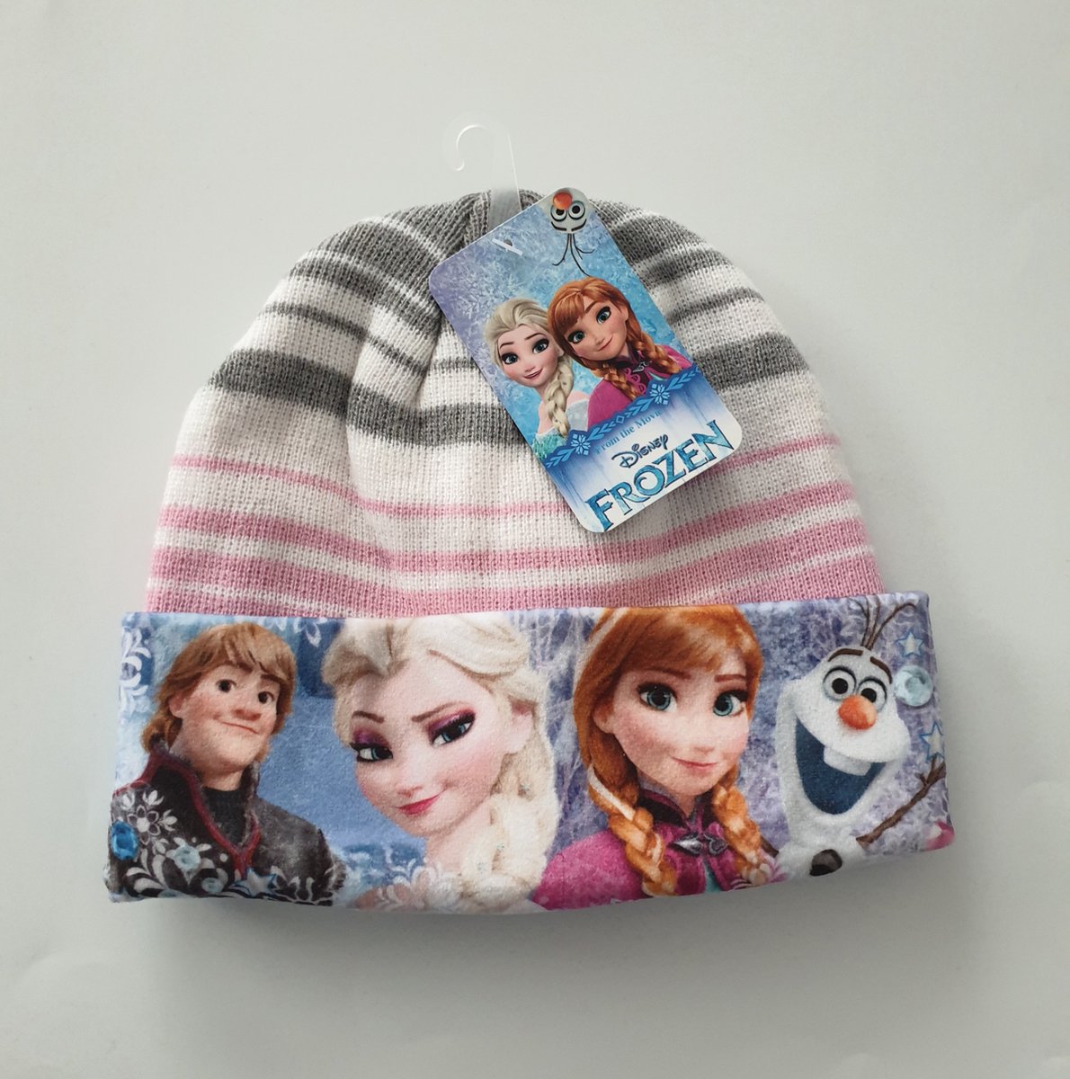 Disney Frozen Muts - Roze - Wit - Grijs - Maat 54 cm