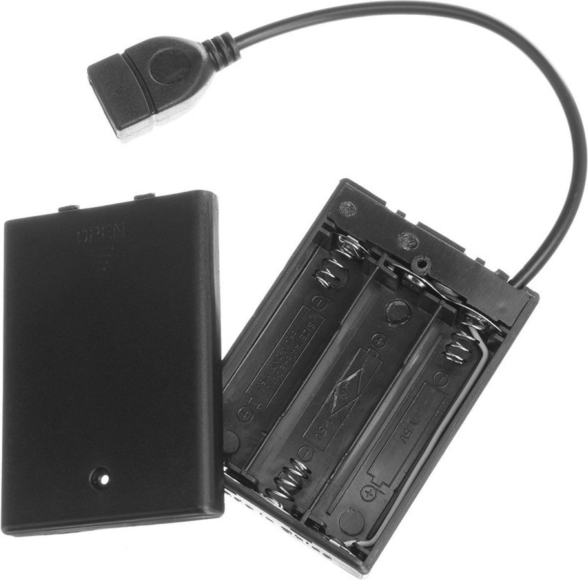 Mini-batterijdoos USB-poort LED-striplichtproduct