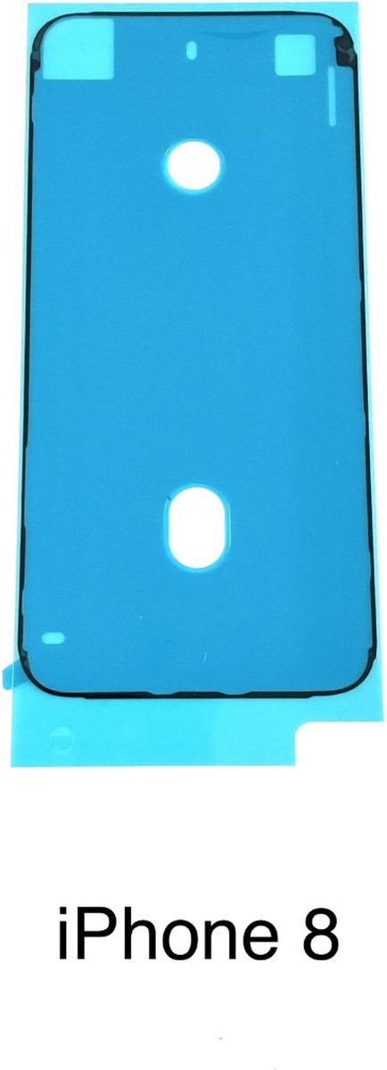 iPhone 8 zwart Frame Sticker – Scherm Plakstrip – Waterdicht Lijmdeel