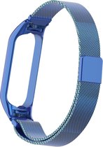 Bracelet milanais - convient pour Xiaomi Mi Band 5 et Mi Band 6 - bleu