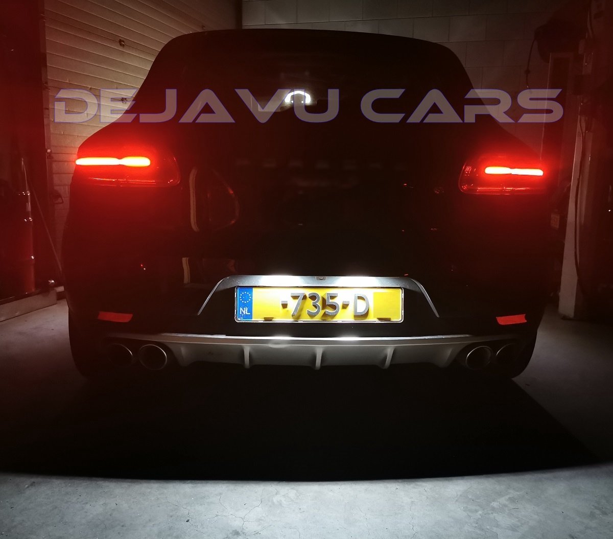 LED Kentekenverlichting set voor Porsche Boxster Cayman Carrera GT Turbo Cayenne 987 997 911 991 981 CANBUS 18 SMD LED Kenteken LED lampen set verlichting units wit licht