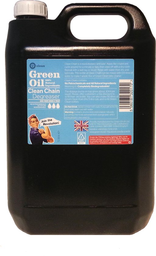 Green Oil Clean Chain Degreaser 5 liter Ontvetter bol