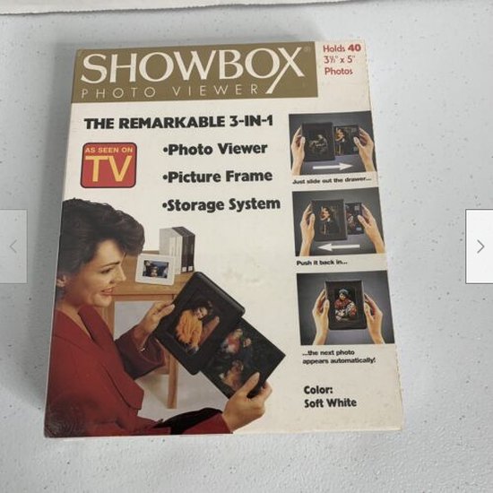 Showbox photo viewer zwart