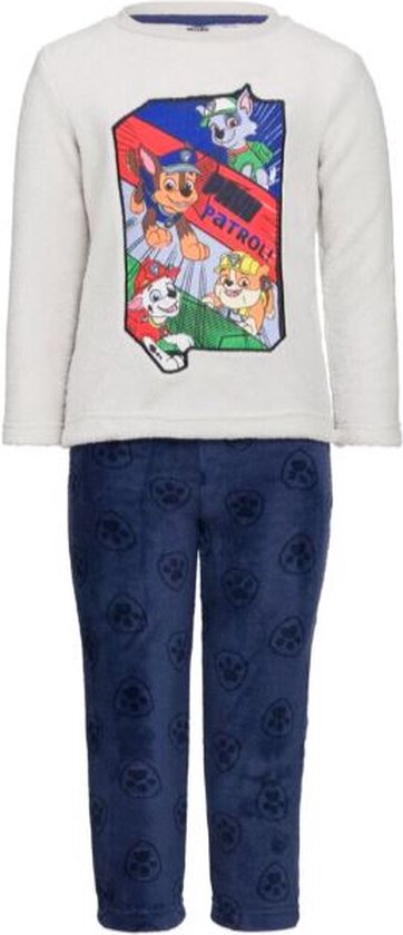 Pat' Patrouille | Pyjama polaire enfant | 100% Polyester | Taille 122/128