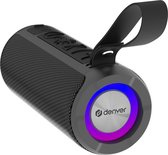 Denver Bluetooth Speaker Draadloos - Lichteffecten - Muziek Box - TWS Pairing - BTV213 - Grijs