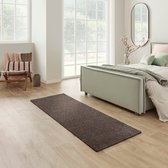 Carpet Studio Santa Fe Runner Carpet 80x250cm - Tapis Poils Ras - Tapis Salon et Tapis Chambre - Tapis Marron