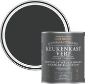 Rust-Oleum Zwart Keukenkastverf Zijdeglans - Natuurlijke Houtskool 750ml