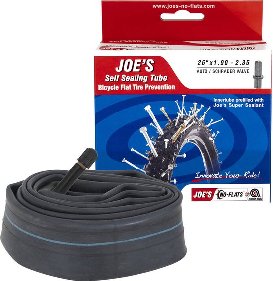 waarschijnlijkheid Bisschop overschreden Joe's No Flats - Binnenband Fiets - Auto Ventiel - 26 x 1.75/2.125 | bol.com