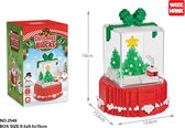 Nanoblock, Brickkies®, Kerstboompje in stolp met verlichting, 810 Bouwblokjes, nr 2549