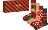Happy Socks Dames / Heren Sokken Holiday Classics Giftbox 4-Pack - Maat 41-46