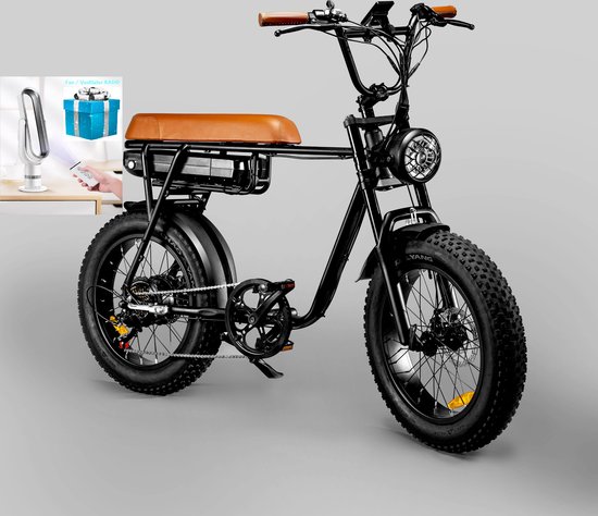 EBIKE, Batterie grande capacité longue portée 48v 12.5ah 750w, 25-50 km/h vélo électrique vélo électrique, Noir