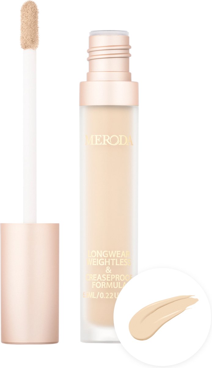 Meroda Universal Concealer - 3C | Goudbeige met een gouden ondertoon voor de lichte huid - 30ml