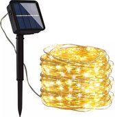 2 Guirlandes lumineuses solaires 200 LED 20 m