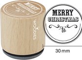 Woodie's Stempel-Merry Christmas-Kerst-Stempelen-Kaarten maken-Scrapbook-Knutselen-Hobby-DIY-Stempels-Creative hobby-
