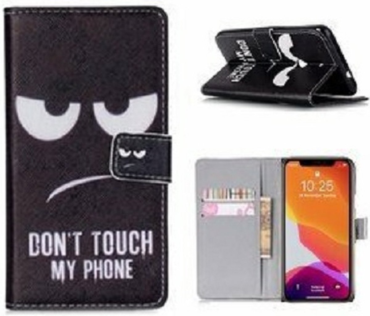 iPhone 11 Pro Max Hoesje Met Pasjeshouder Bookcase My Phone Print