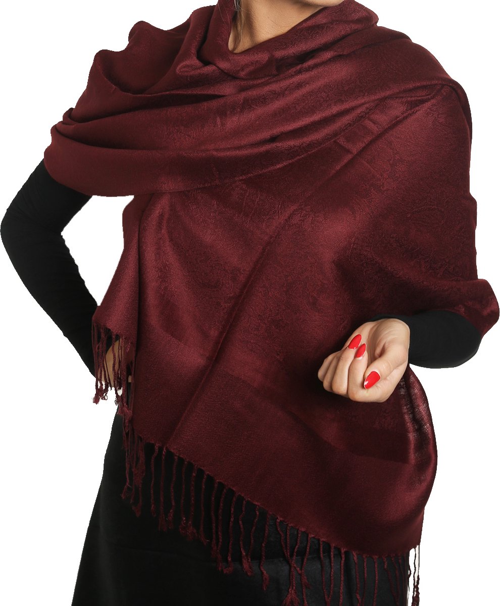 Etagere A Epices Écharpe Pashmina En Soie Et Laine - 70% Laine, 30