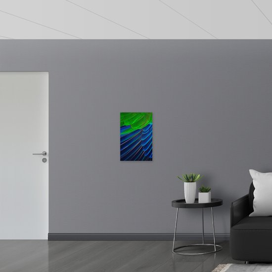 WallClassics - Muursticker - Belles Ressorts Bleues et Vertes - 40x60 cm Photo sur Muursticker