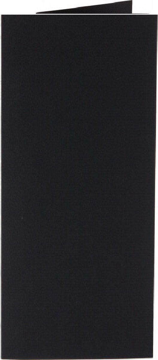 Papicolor Dubbele Kaart | 105 x 210 mm | Ravenzwart | 6 stuks (312901)