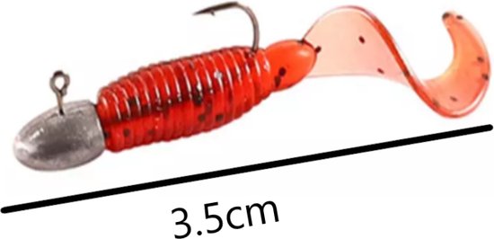 Mini Shad Box avec têtes plombées et bas de ligne en acier - Ensemble de 28 pièces - Lignes inférieures souples et têtes plombées de 3 cm #10 - Pêche à la perche et aux petits carnassiers
