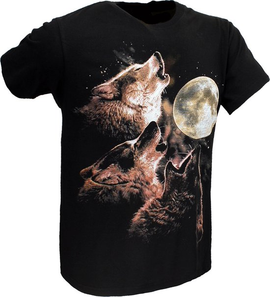 Foto: Wolvenroedel huilen bij volle maan t shirt offici le merchandise xxl