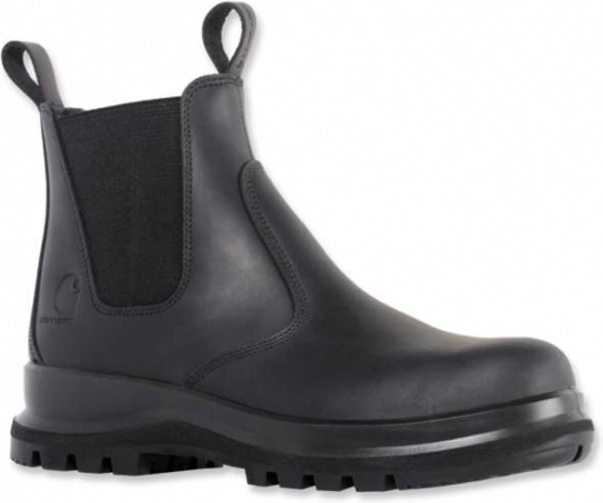 Carhartt Carter - Chelsea Boot - Volnerf Leer - Zwart - S3 Werkschoenen - maat 41