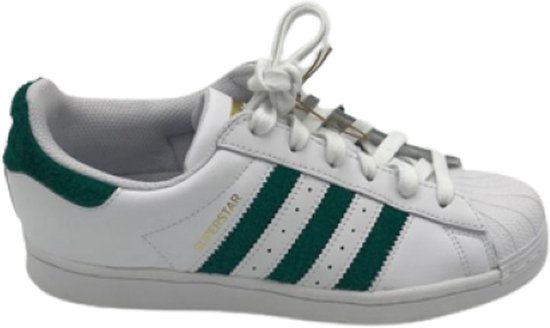 Adidas Superstar - Wit/ Vert - Taille 39 1/3 | bol.com