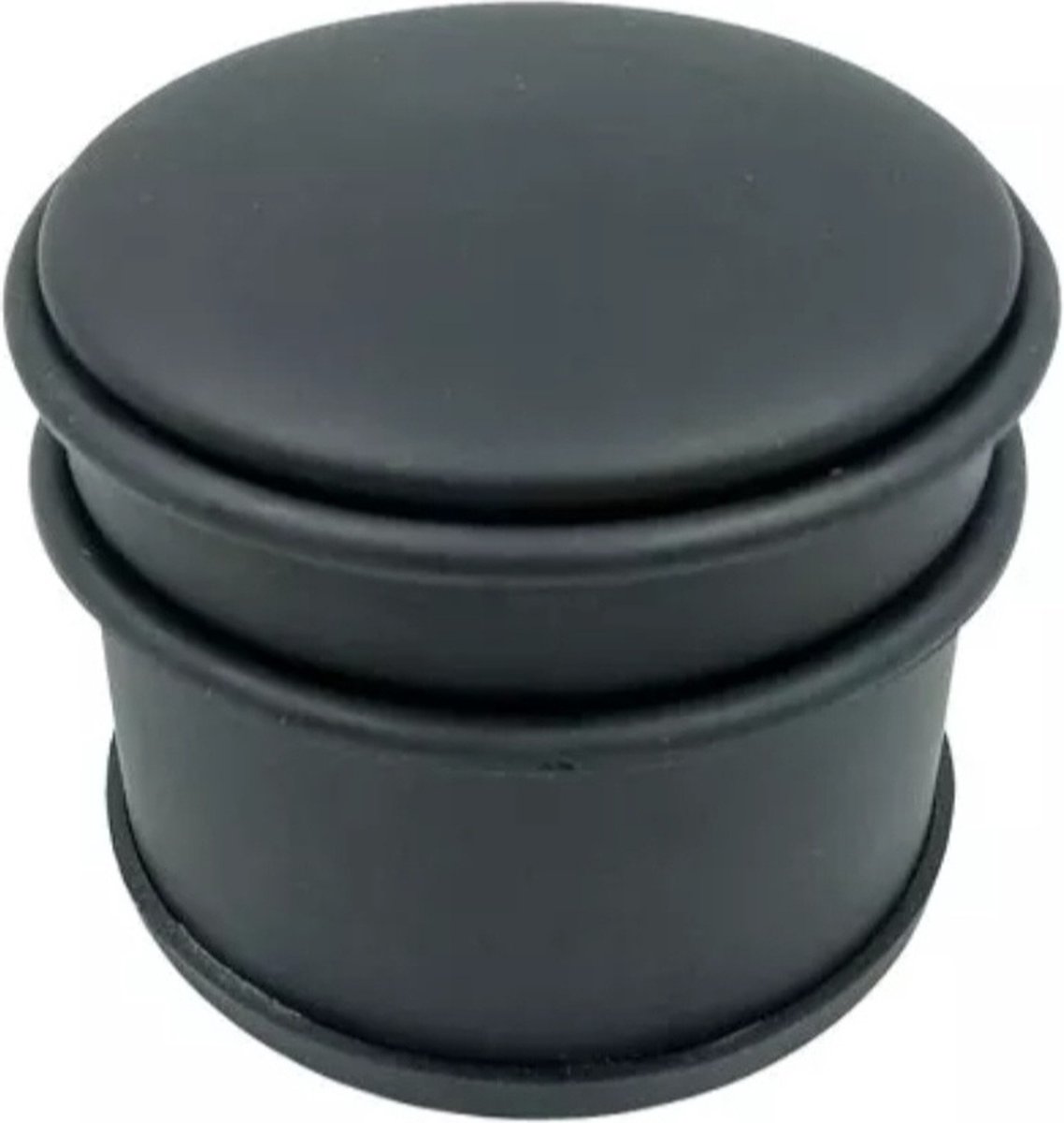 Deurstop Ø9x7.5cm -Deurbuffer voor Binnen en Buiten - Beschermrand - Deurstopper van Metaal - Doorstop - Deurbuffer - 2stuks