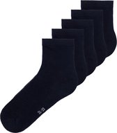 Name it 5-paar kinder sokken - zwart - 36 - Blauw