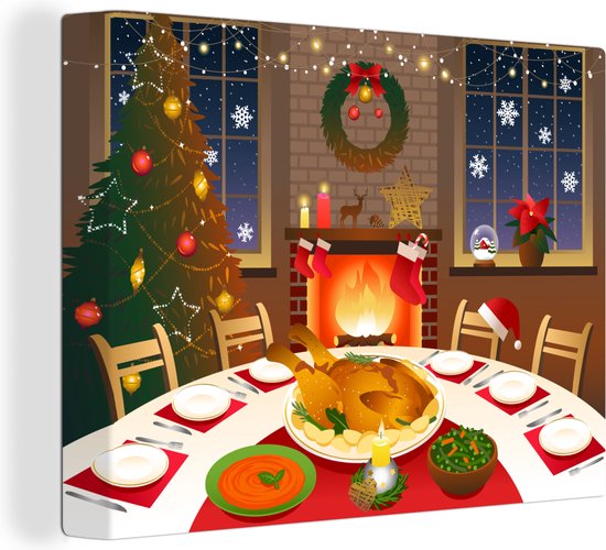 Tekening Kerstdiner 2025 Cloe Penelope