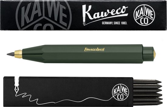 Kaweco - Vulpotlood 3,2 - Classic Sport - Groen - Met doosje vullingen