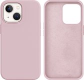 iPhone 12 Pro Max Siliconen Licht Roze hoesje - 6,7 inch