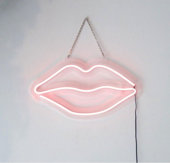 Really Nice Things – Neon (LED) Lips Wandlamp Roze