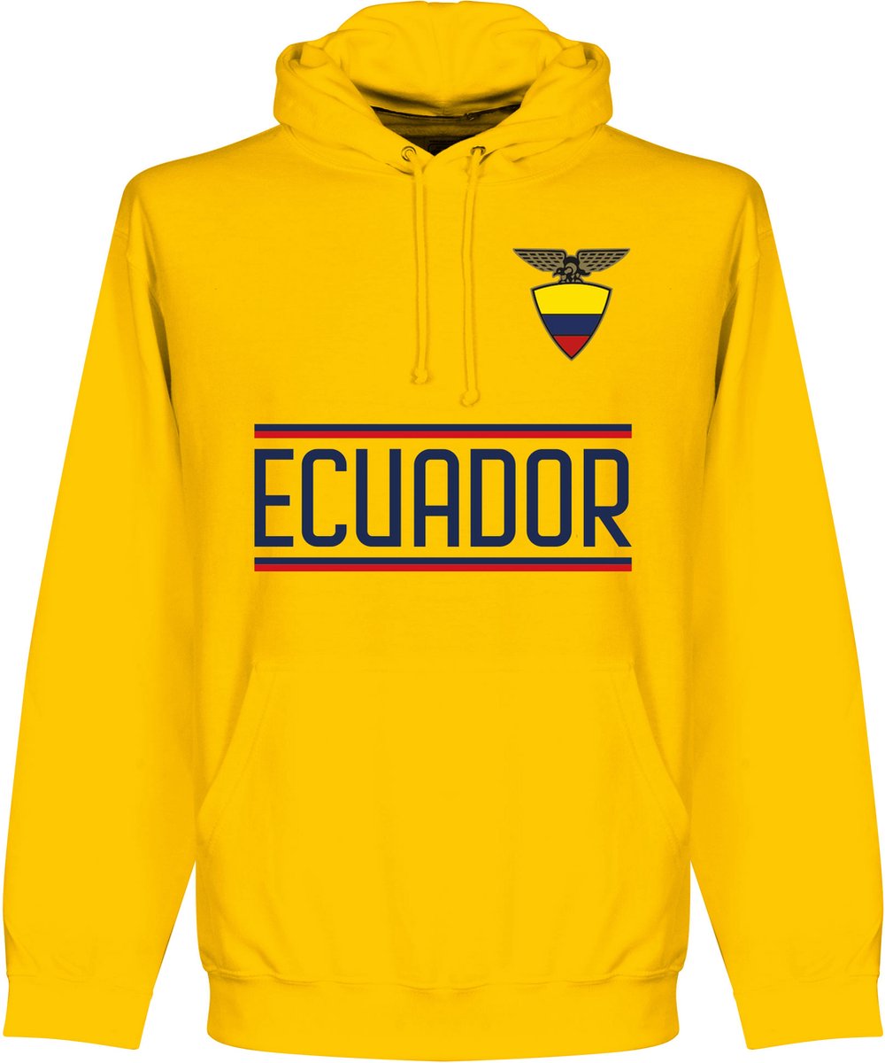 Ecuador Team Hoodie - Geel - Kinderen - 116