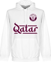 Qatar Team Hoodie - Wit - L