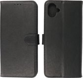 Hoesje Geschikt voor Samsung Galaxy A04 - Book Case Telefoonhoesje - Kaarthouder Portemonnee Hoesje - Wallet Cases - Zwart