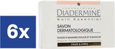 Diadermine - Savon dermatologique - Huile d'amande et d'avocat - 6 x 100 GR