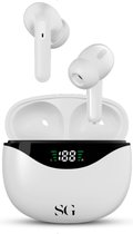 Smartgoodz - Bluetooth Oordoppen - Draadloze oordopjes - Oortjes - Geschikt voor Apple en Android - Earbuds - Draadloos - Wit