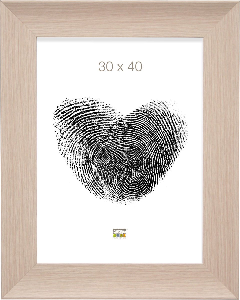 Deknudt Frames fotolijst S71VJ1 - eikkleur - hout - foto 30x40 cm naturel