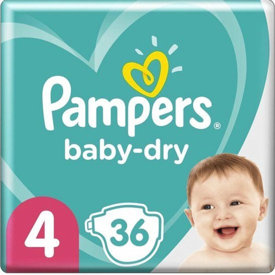 Pampers Baby Dry Luiers Maat 4 36 Stuks | bol.com