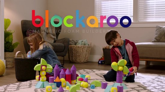 Blockaroo Critter box- zacht magnetisch speelgoed- magnetisch speelgoed-peuter speelgoed-speelgoed 3 jaar/4 jaar/5 jaar-speelgoed jongens en meisjes- badspeelgoed