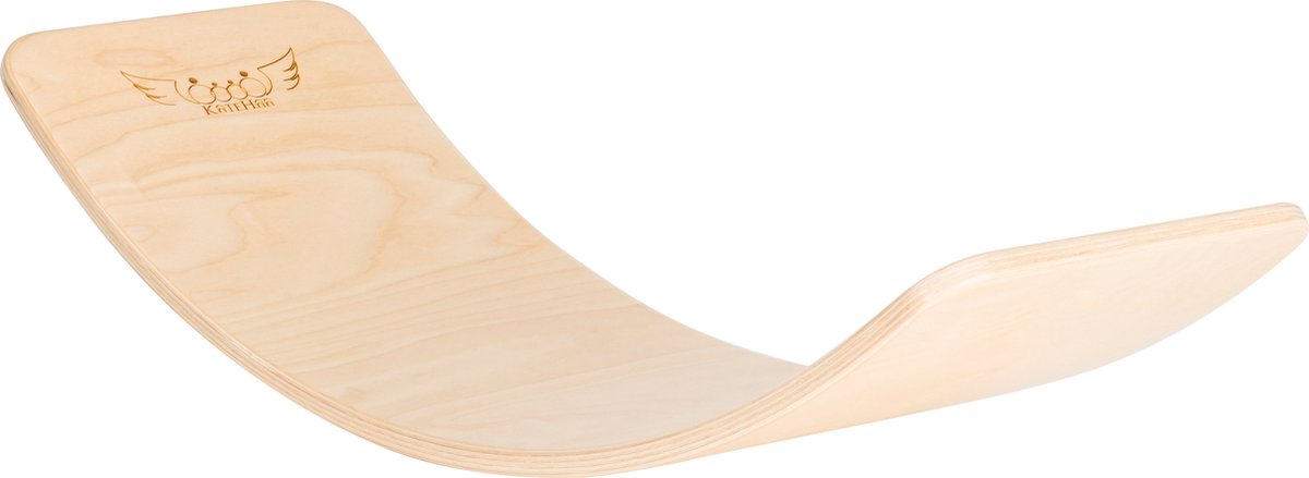 Planche d'équilibre en bois naturel large pour enfant de KateHaa