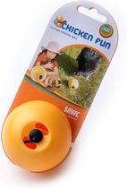 Savic chickenfun voederbal - vogelvoederbak - geel - 7,5 cm
