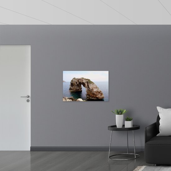 WallClassics - Drapeau - Es Pontas - Photo sur polyester 90x60 cm
