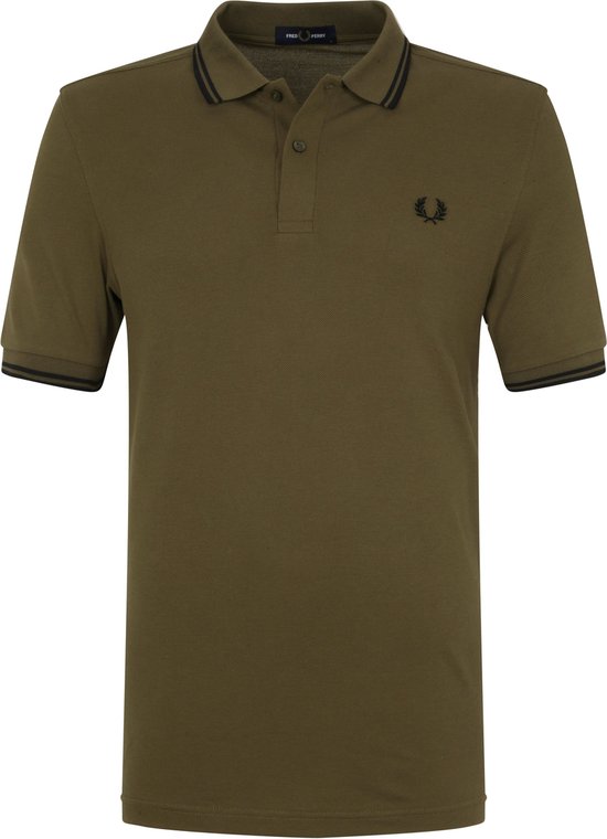 Fred Perry - Polo M3600 Groen - Slim-fit - Heren Poloshirt Maat S
