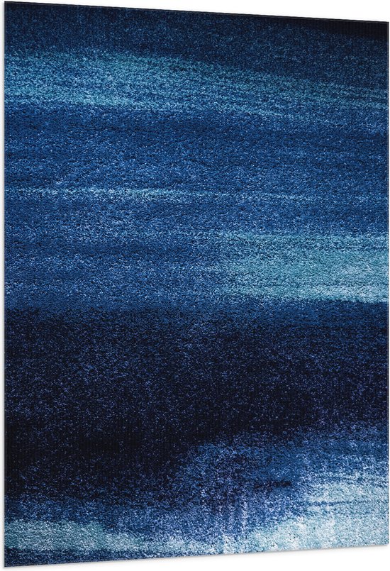 WallClassics - Vlag - Abstracte Blauwe Puntjes - 100x150 cm Foto op Polyester Vlag