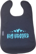 slab met tekst - kraamcadeau - geschenk -  baby  - geboorte - eten- knoeien - Big Brother - Grote broer