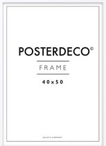 Fotolijst - Posterdeco - Premium Hout - Fotomaat 40x50 cm - Posterlijst - Fotolijstje - Wit